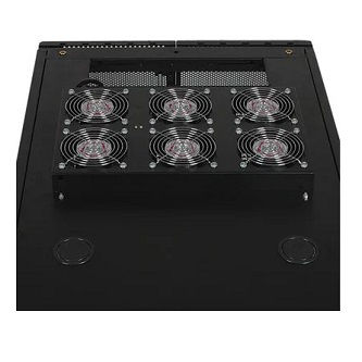 Eaton SRXFANROOF SmartRack Roof-Mounted Fan Panel - 6 208/240V high-performance fans; 420 CFM; C14 inlet