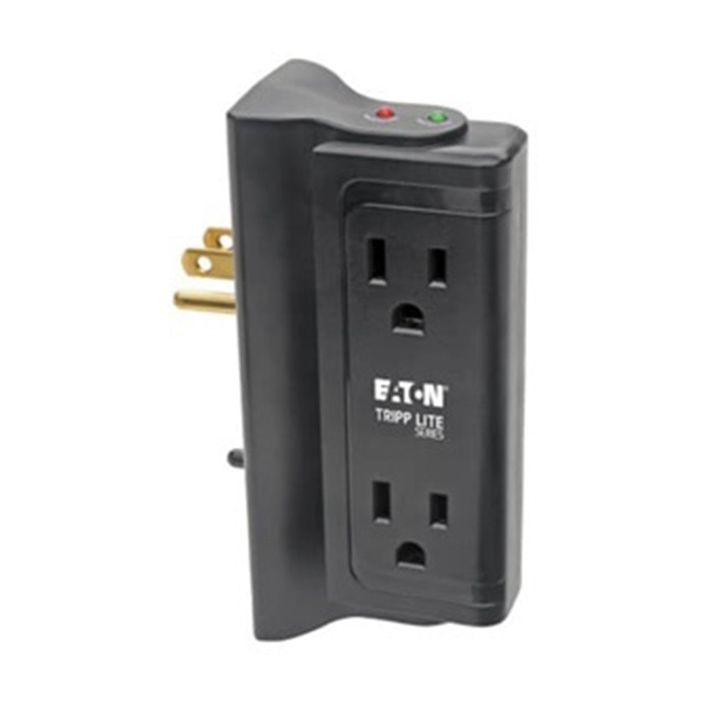 Eaton TLP4BK Protect It! Surge Protector with 4 Side-Mounted Outlets , Direct Plug-In, 720 Joules
