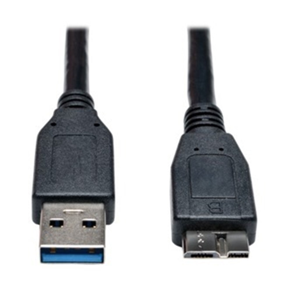 Eaton U326-001-BK Tripp Lite Series USB 3.0 SuperSpeed Device Cable (A to Micro-B M/M) Black, 1 ft. (0.31 m)
