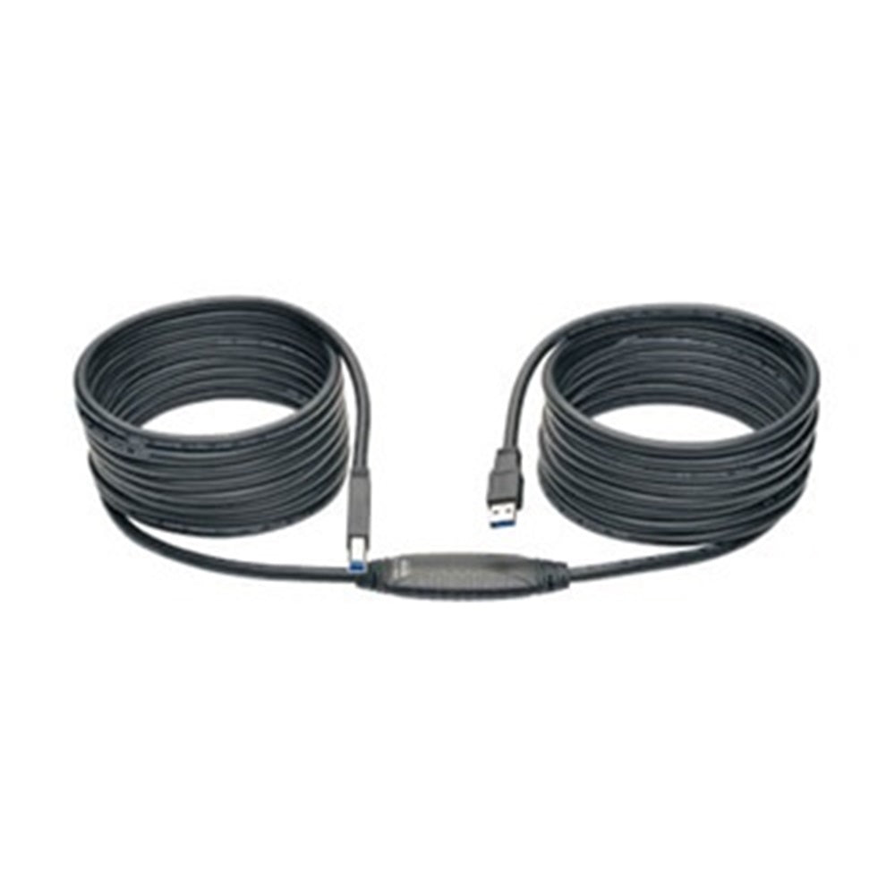 Eaton U328-025 USB 3.0 SuperSpeed Active Repeater Cable (A to B M/M), 25 ft. (7.62 m)