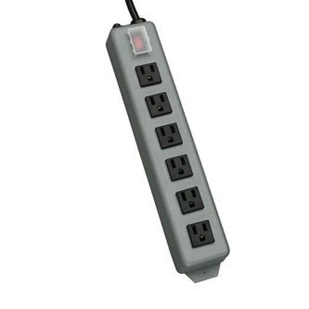 Eaton UL24CB-15 Industrial Power Strip, 6-Outlet, 15 ft. (4.6 m) Cord, Locking Switch Cover