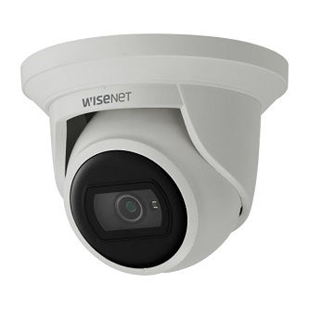Hanwha ANE-L7012R Wisenet A Series Network IR Turret Flateye PoE Camera, 4MP @ 30 FPS, 3mm fixed focal lens, Triple codec