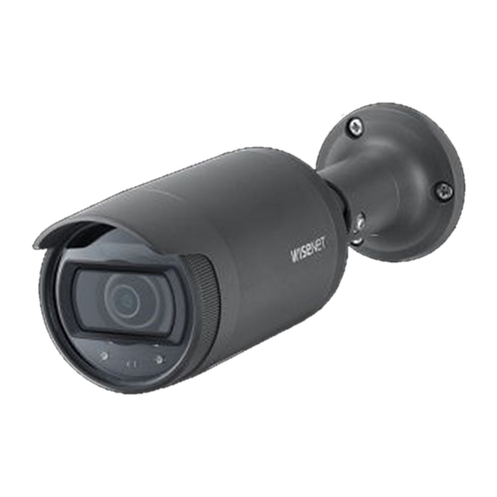 Hanwha LNO-6012R L series outdoor bullet camera, 2MP 30fps,3mm fixed focal lens , Double codec H.264/MJPEG, Wisestream II