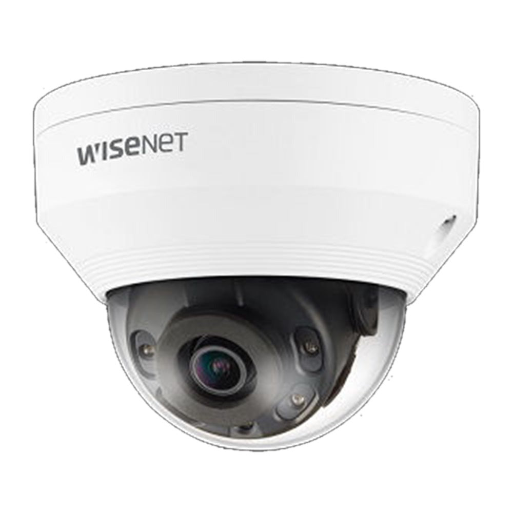 Hanwha QNV-8010R Wisenet Q network outdoor vandal dome camera, 5MP @ 30fps, 2.8mm fixed focal lens (104 ), triple codec