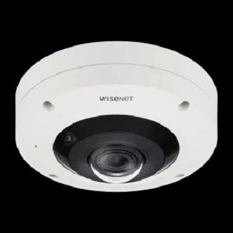 Hanwha XNF-9010RV Powered by WN7, 1/2.3" 12MP CMOS, Max resolution 3008x3008 @ 30FPS, 1.08mm fixed focal lends, Stereo graphic