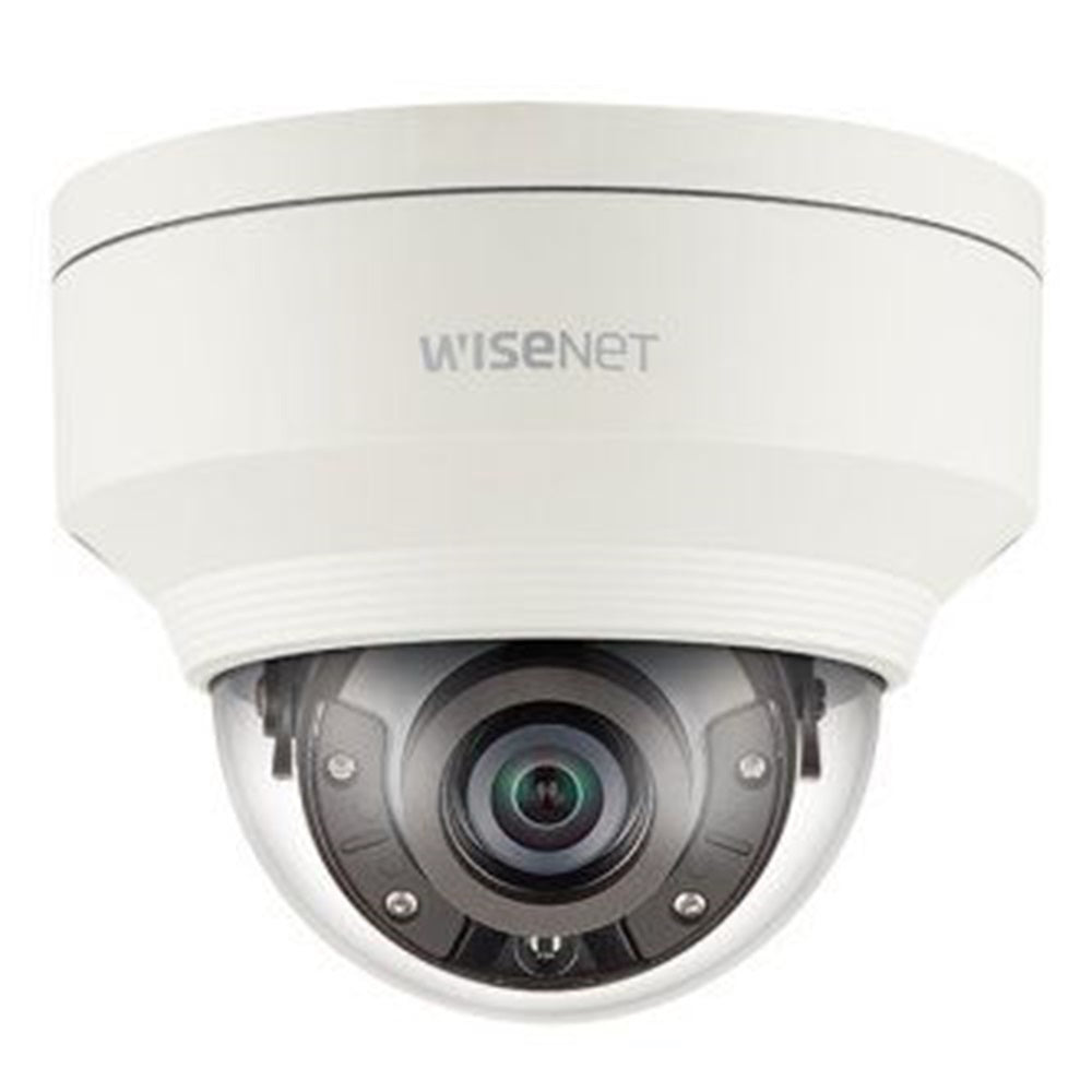 Hanwha XNV-8020R Wisenet X powered by Wisenet 5 network IR outdoor vandal dome camera, 5MP @30fps, 3.7mm fixed focal lens