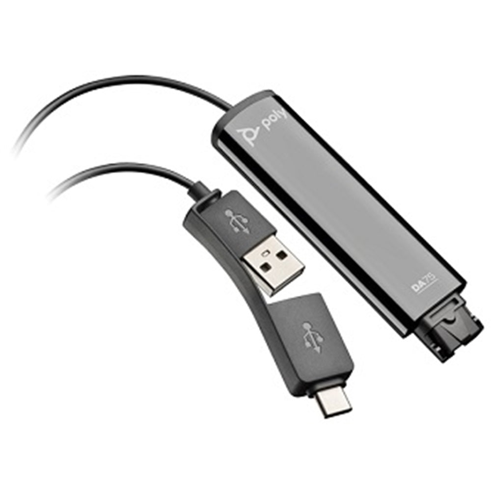 HP Poly 786C6AA PLY DA75 USB to QD Adptr