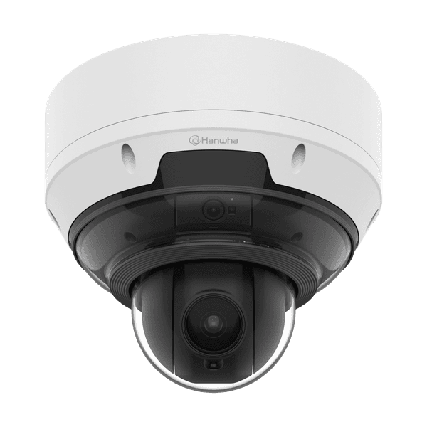 Hanwha PNM-C19183RVTP 3CH + PTZ, AI, IR Multi directional outdoor camera / 5MP x 3CH + 4MP 18x PTZ