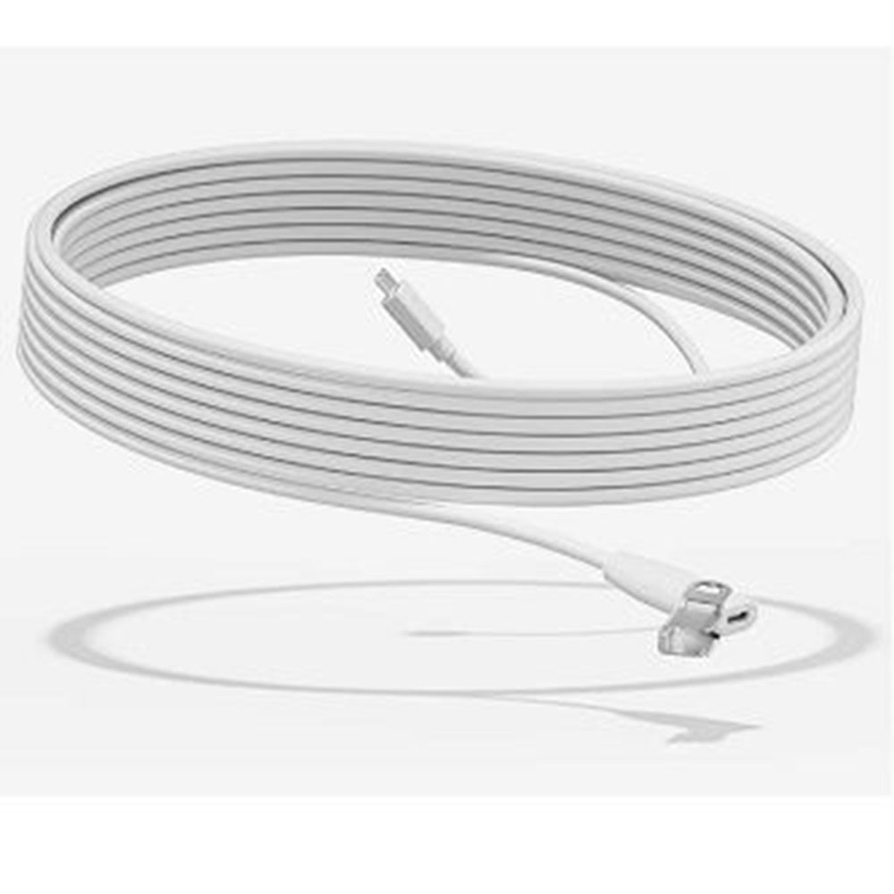 Logitech 952-000047 Rally Mic Pod Extension Cable adds 10 meters of additional reach to the cabling of Rally Mic Pod or Rally Mic
