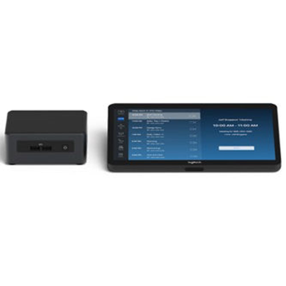 Logitech TAPZOMBASEINT "Logitech BASE Zoom Rooms (no AV) with Tap + Intel NUC. PRE-KITTED BUNDLE: Compute: Intel NUC