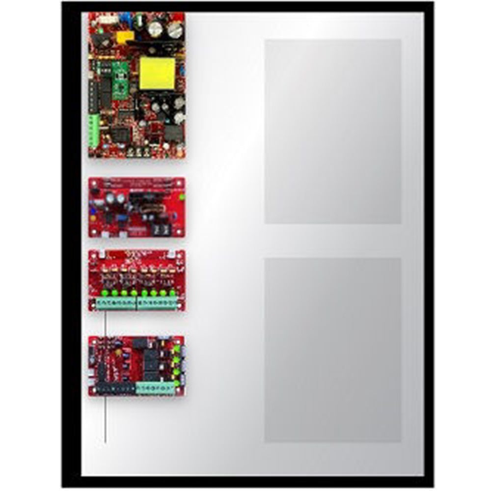 LifeSafety Power FPO75-B100C4D8PE2M 4DR Mercury system/lock power, 2A/12V & 2A/24V, 75W max, 4 class 2 lock and 8 class 2 aux outputs, E2M