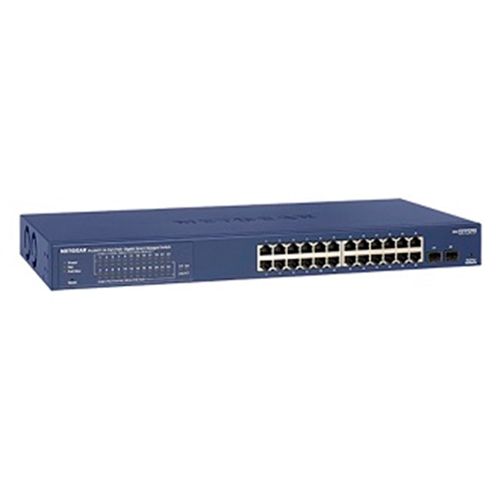 Netgear GS724TP-300NAS 24-Port Gigabit PoE+ Smart Switch with 2 SFP Ports and Cloud Management (190W)