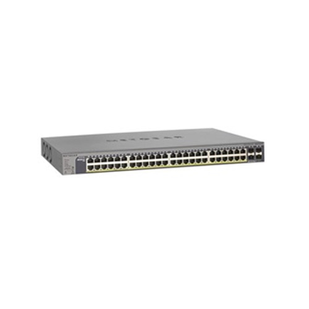 Netgear GS752TP-300NAS 52-Port Gigabit Ethernet Smart Switch with 4 SFP Ports (40 PoE, 8 PoE+) (380W)
