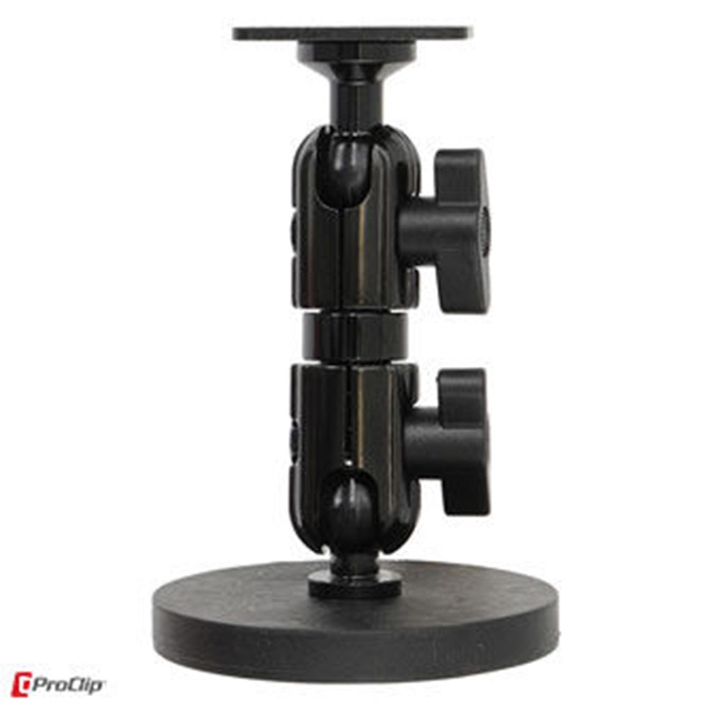 ProClip USA 202029 Magnetic Universal Pedestal Mount 5 Inch Mount Arm with AMPS Plate Magnetic Mount 3.45 Inch (88mm)