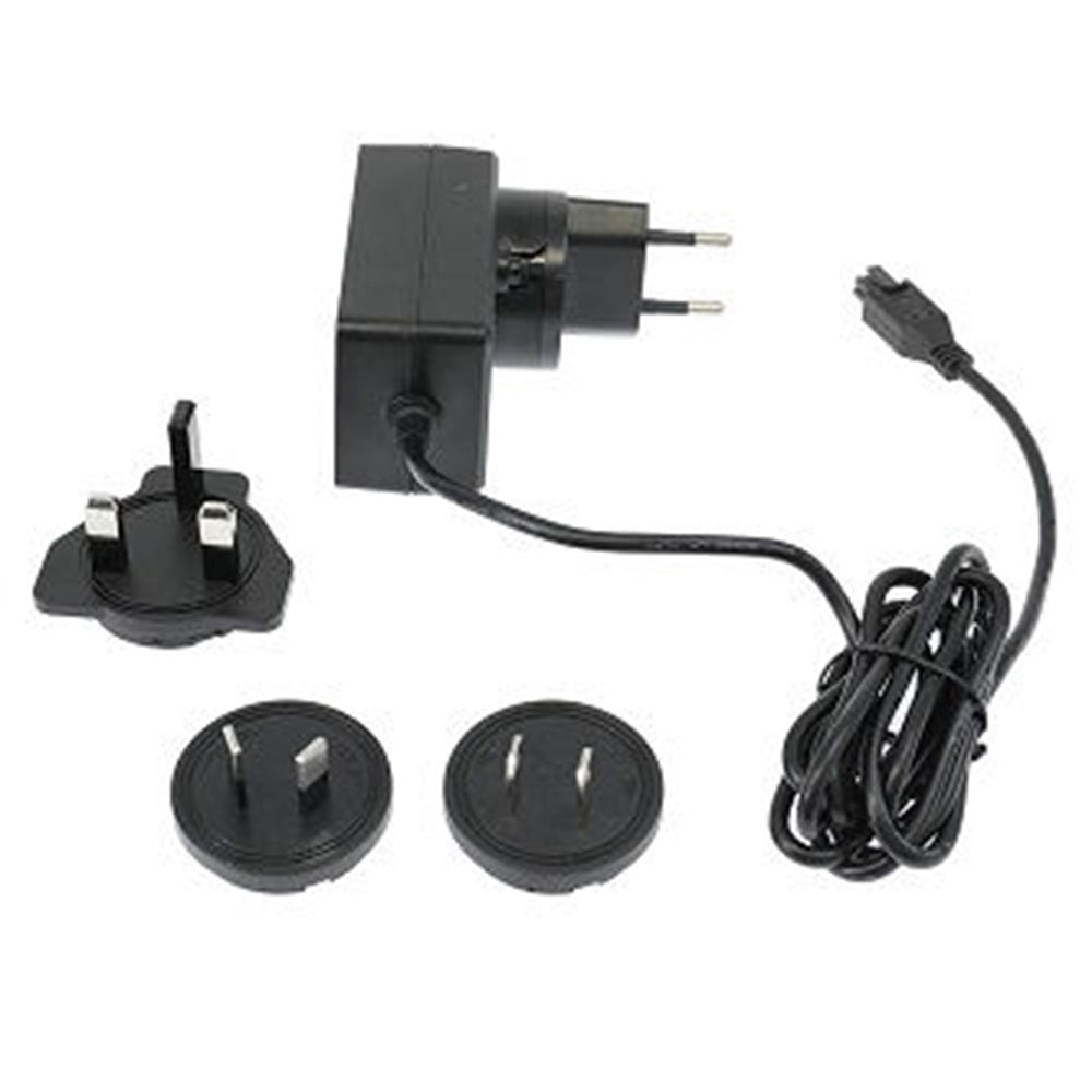 ProClip USA 941025 AC Wall Power Supply 110-240V 1.3A AC Input 12V 3A DC Output - 6-Pin Molex Interchangeable Wall Plugs 5 Foot