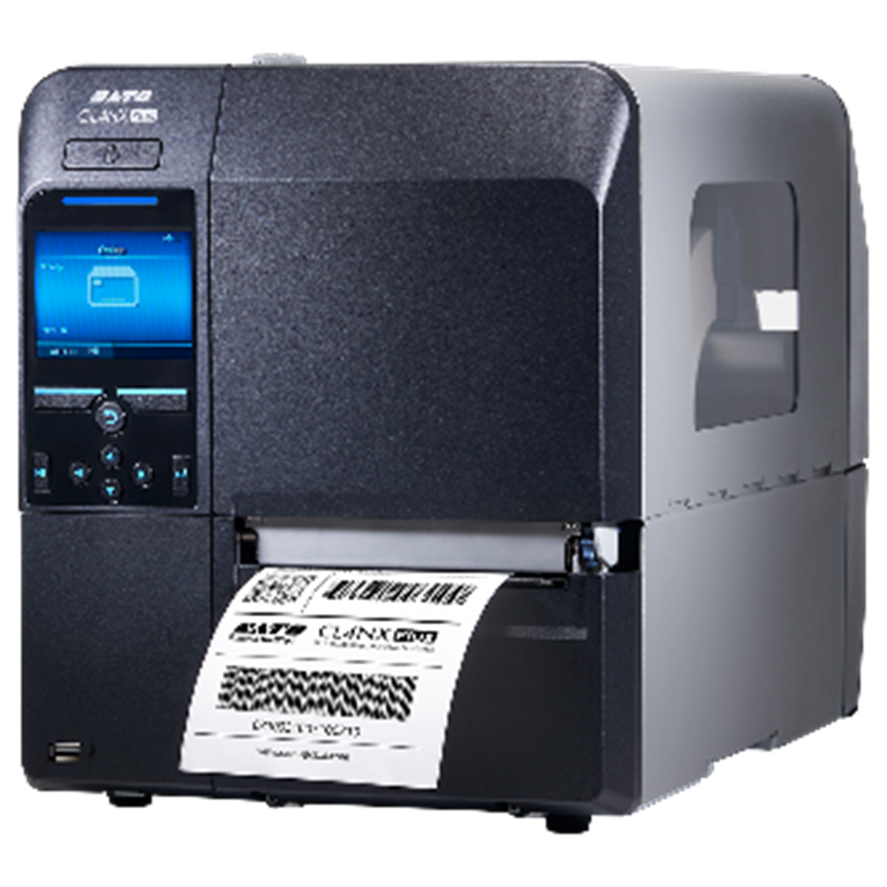 Sato WWCLP1201-NAR CL4NX Plus 203dpi 4.1" Thermal Transfer Printer, LAN/USB/SER, with Dispenser, Rewinder & RTC (No Bluetooth)