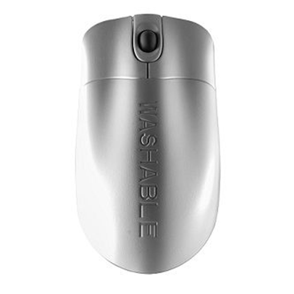 Seal Shield STWM042WE Washable Mouse Scroll Wheel Wireless- Silver Storm Dishwasher Safe Mouse. Stands Up To Harsh Disinfectants