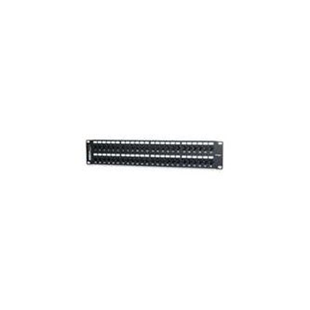 Signamax 48458-C6A 48-Port Category 6A MT-Series Unscreened Patch Panel, 2 RMU