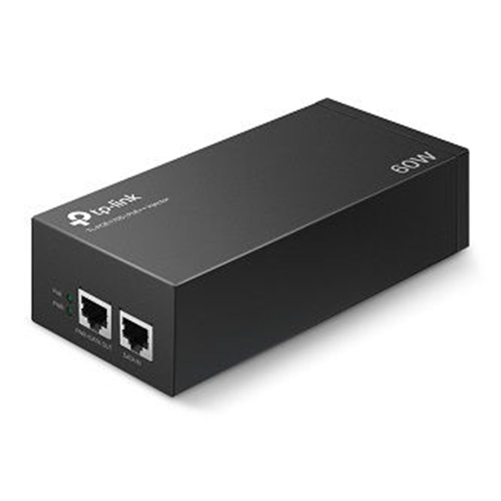 TP-Link TL-POE170S PoE++ Injector Adapter PORT: 1 Gigabit PoE Port, 1 Gigabit Non-PoE Port SPEC: 802.3bt/at/af Compliant, 60 W