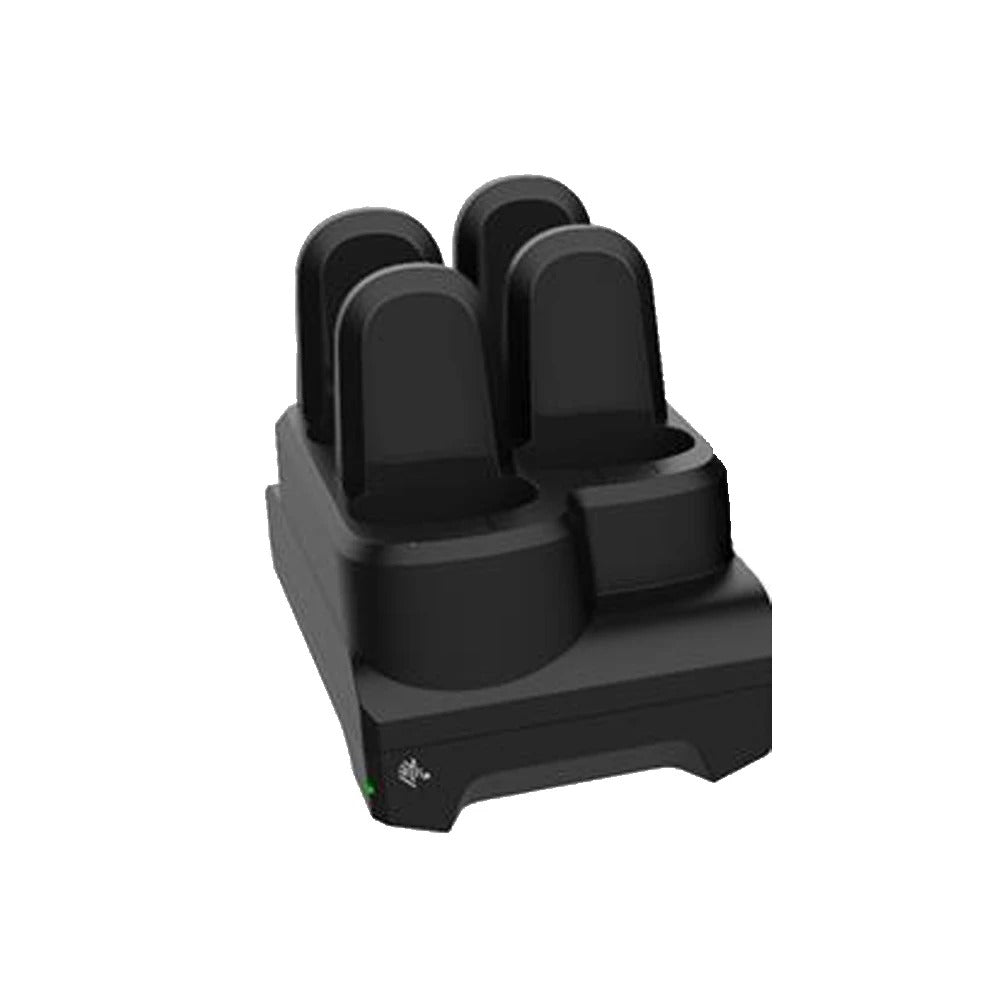 Zebra CR6080-SC400F4WW CS6080 Cordless: 4-Slot Device ShareCradle, Inductive, Midnight Black. Includes Power Supply and DC line