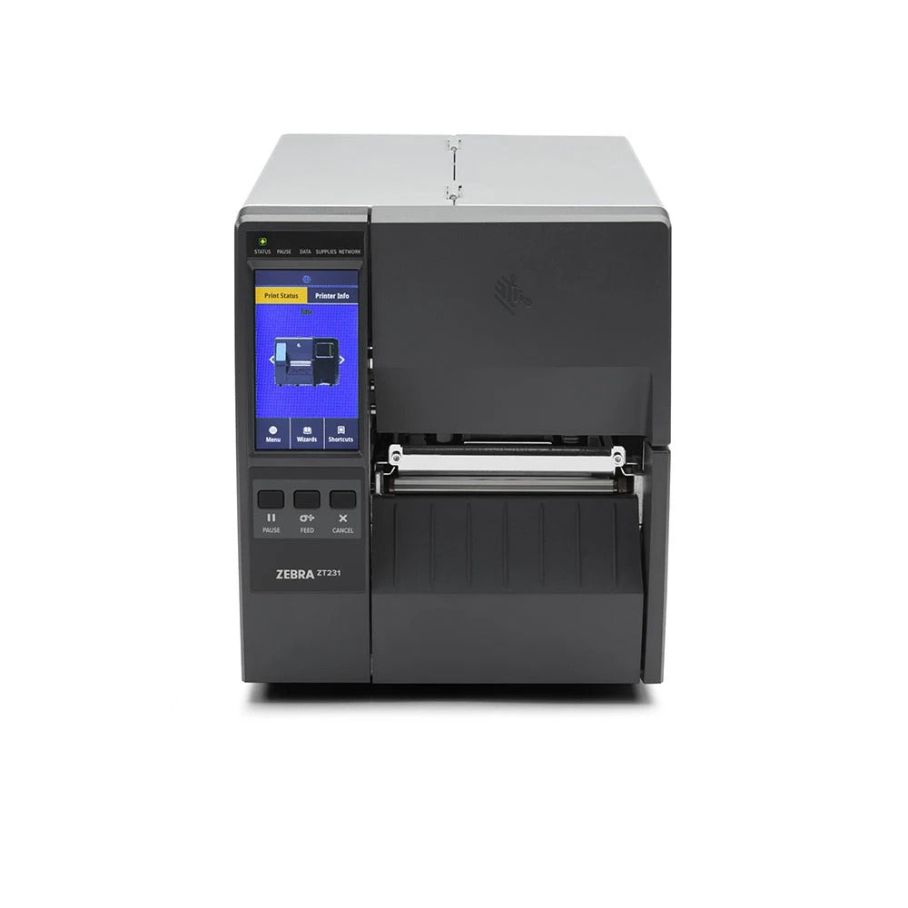 Zebra ZT23142-D01000FZ DT Printer ZT231; 4", 203 dpi, Direct Thermal, Tear, US Cord, USB, Serial, Ethernet, BTLE, USB Host, EZPL