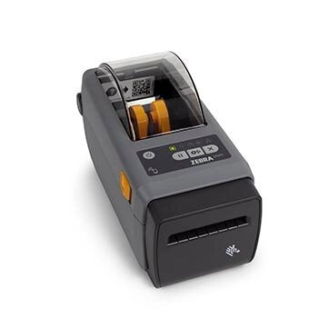 Zebra ZD4A022-D01M00EZ Direct Thermal Printer ZD411; 203 dpi, USB, USB Host, Modular Connectivity Slot, BTLE5, US Cord, Swiss Font