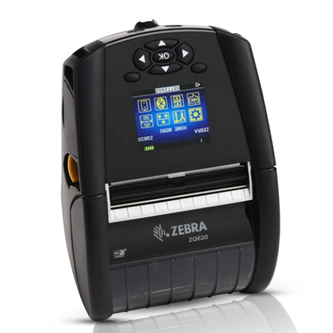 Zebra ZQ63-AUFA004-00 DT Printer ZQ630 Plus; English fonts,BT 4.x, Linered platen, 0.75" core, Group 0, Belt clip