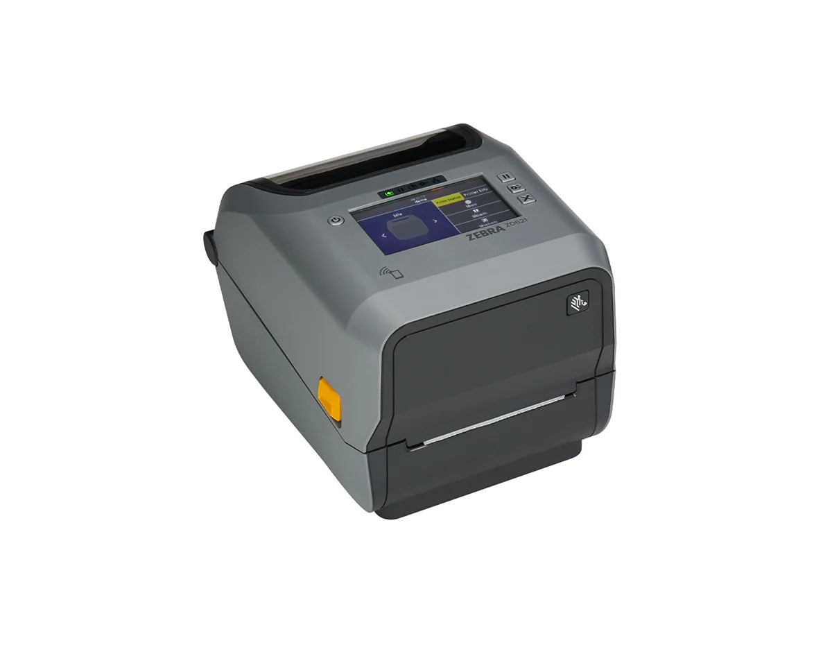 Zebra ZD6A142-301F00EZ Thermal Transfer Printer (74/300M) ZD621, Color Touch LCD; 203 dpi, USB, USB Host, Ethernet, Serial, BTLE5