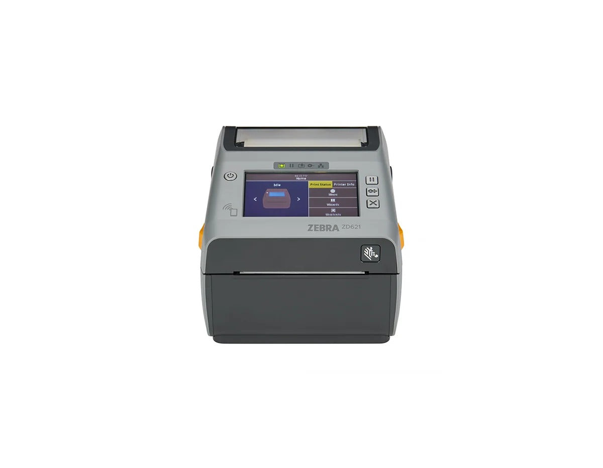 Zebra ZD6A042-D01F00EZ Direct Thermal Printer ZD621; 203 dpi, USB, USB Host, Ethernet, Serial, BTLE5, US Cord, Swiss Font, EZPL