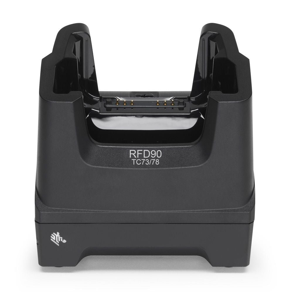 Zebra CRD-NGTC7-2SE1B Tc73/Tc78 Ethernet 1-Slot And Spare Battery Charging Cradle. With Shim And Power Supply. Country Specific Ac