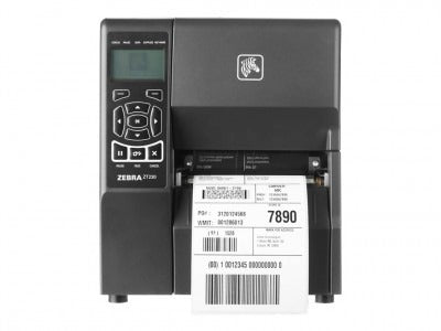 Zebra ZT23042-T11200FZ ZT230, 203 dpi, US Cord, Serial, USB, Int 10/100, Peel