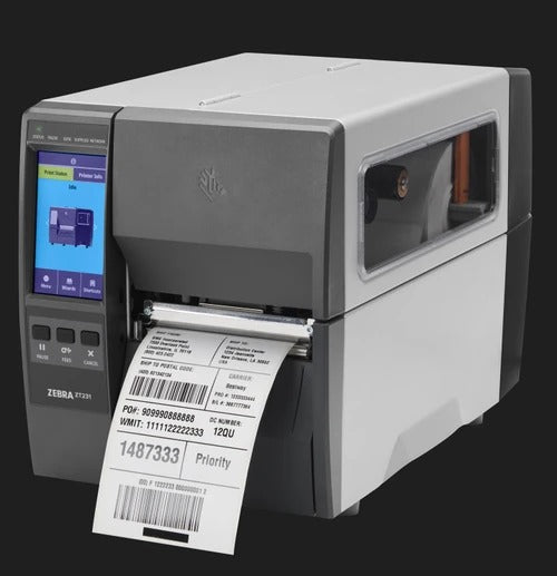 Zebra ZT11143-T01000FZ TT Printer ZT111; 4", 300 dpi, Thermal Transfer, Tear, US Cord, USB, Serial, Ethernet, BTLE, USB Host, EZPL