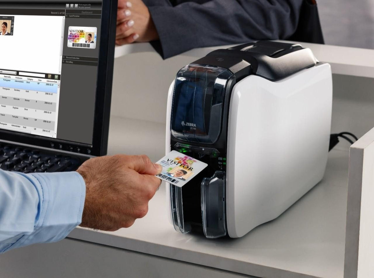 Zebra ZC11-000W000US00 Printer ZC100, Single Sided, US Cord, USB, Ethernet & WiFi, Windows Driver