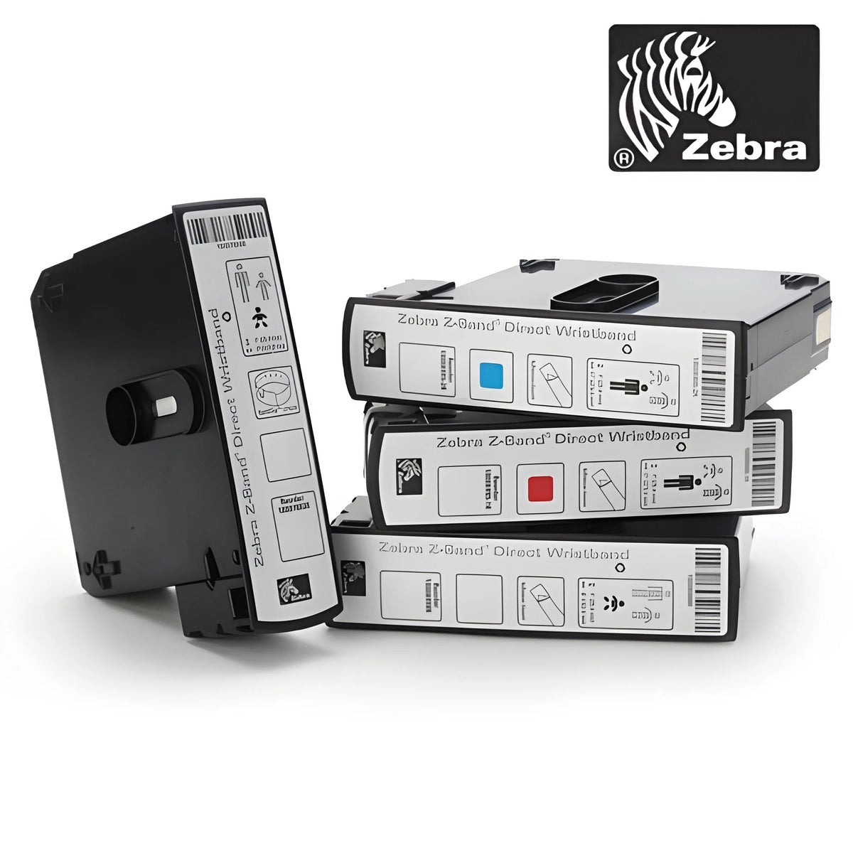 Zebra 10010951K HC100, Wristband, Polypropylene, 1x11in (25.4x279.4mm); Direct thermal, Z-Band Comfort, Adhesive closure