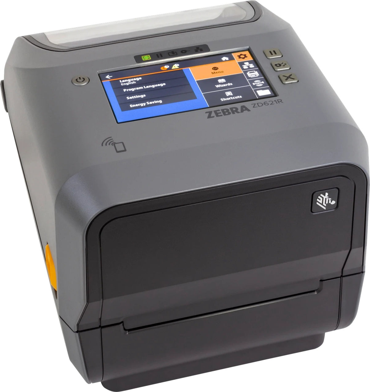Zebra ZD6A142-311FR1EZ Thermal Transfer Printer (74/300M) ZD621R, Color Touch LCD; 203 dpi, USB, USB Host, Ethernet, Serial, BTLE5