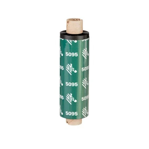 Zebra 05095CT11007 ZD420, Resin Ribbon, 110mmx74m (4.33inx242ft), 5095; High Performance, Cartridge