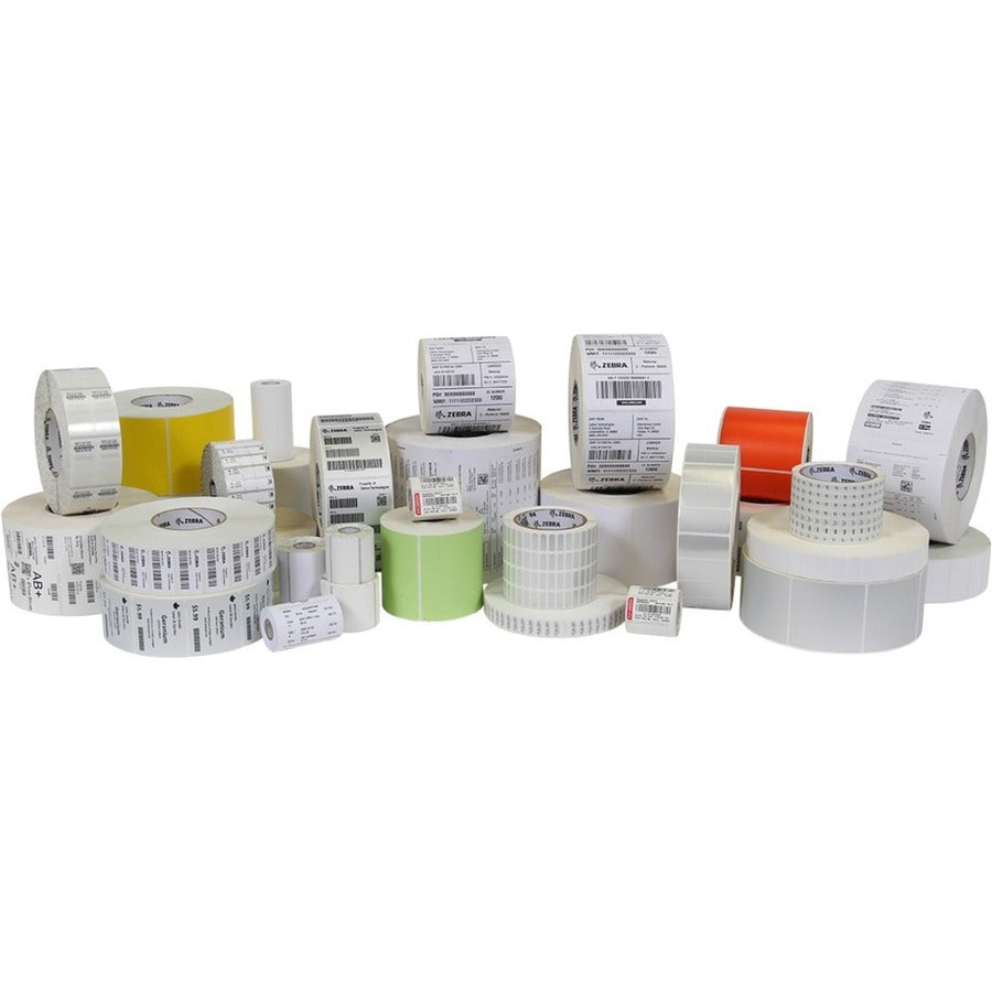 Zebra LD-R7BL5B Label, Polypropylene, 2x1in (50.8x25.4mm); DT, PolyPro 4000D, High Performance Coated, All-Temp Adhesive