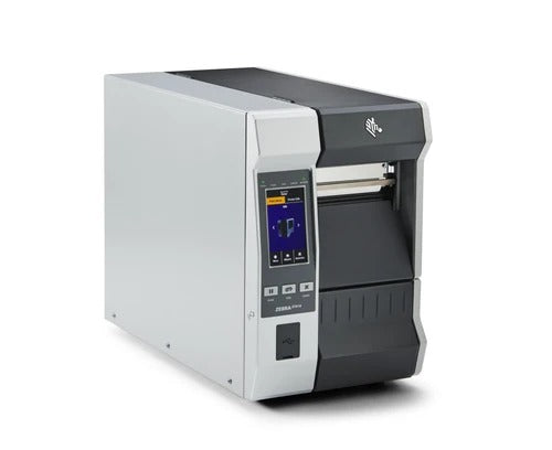 Zebra ZT61042-T210100Z ZT610, 4'', 203 dpi, US Cord, Serial, USB, Gigabit Ethernet, Bluetooth 4.0, USB Host, Rewind, Color, ZPL