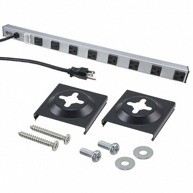 Eaton PS240810 8-Outlet Vertical Power Strip, 120V, 15A, 10 ft. (3.05 m) Cord, 5-15P, 24 in.