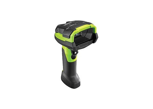 Zebra DS3678-SR0F003VZWW DS3678, Rugged, Area Imager, Standard Range, Cordless, Fips, Industrial Green, Vibration Motor
