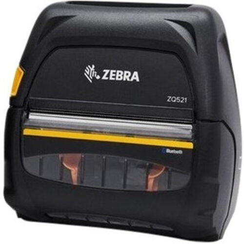 Zebra ZQ52-BUE0010-00 DT Printer ZQ521, media width 4.45"/113mm; English/Latin fonts, Bluetooth 4.X, no battery, US/Canada certs