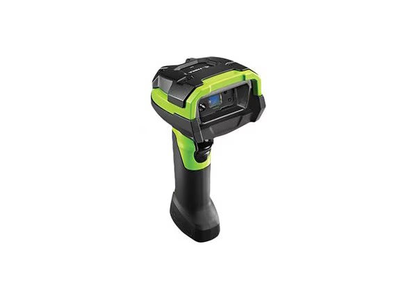 Zebra DS3608-ER20003VZWW DS3608, Rugged, Area Imager, Extended Range, Corded, Industrial Green, Vibration Motor