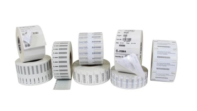 Zebra 10039002 Label, Paper, 4x6in (101.6x152.4mm); TT, Z-Perform 1500T, Coated, Permanent Adhesive, 3in (76.2mm) core, RFID