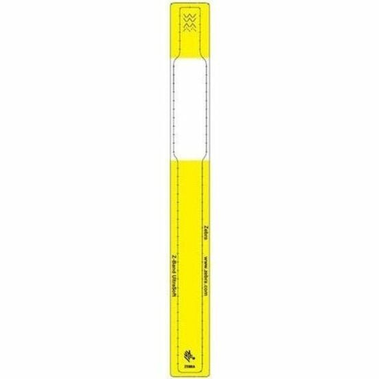 Zebra 10033832-4K Wristband, Synthetic, 1.1875x11in (30.2x279.4mm); DT, Z-Band Ultra Soft Lam, Coated, Permanent Adhesive, 1in