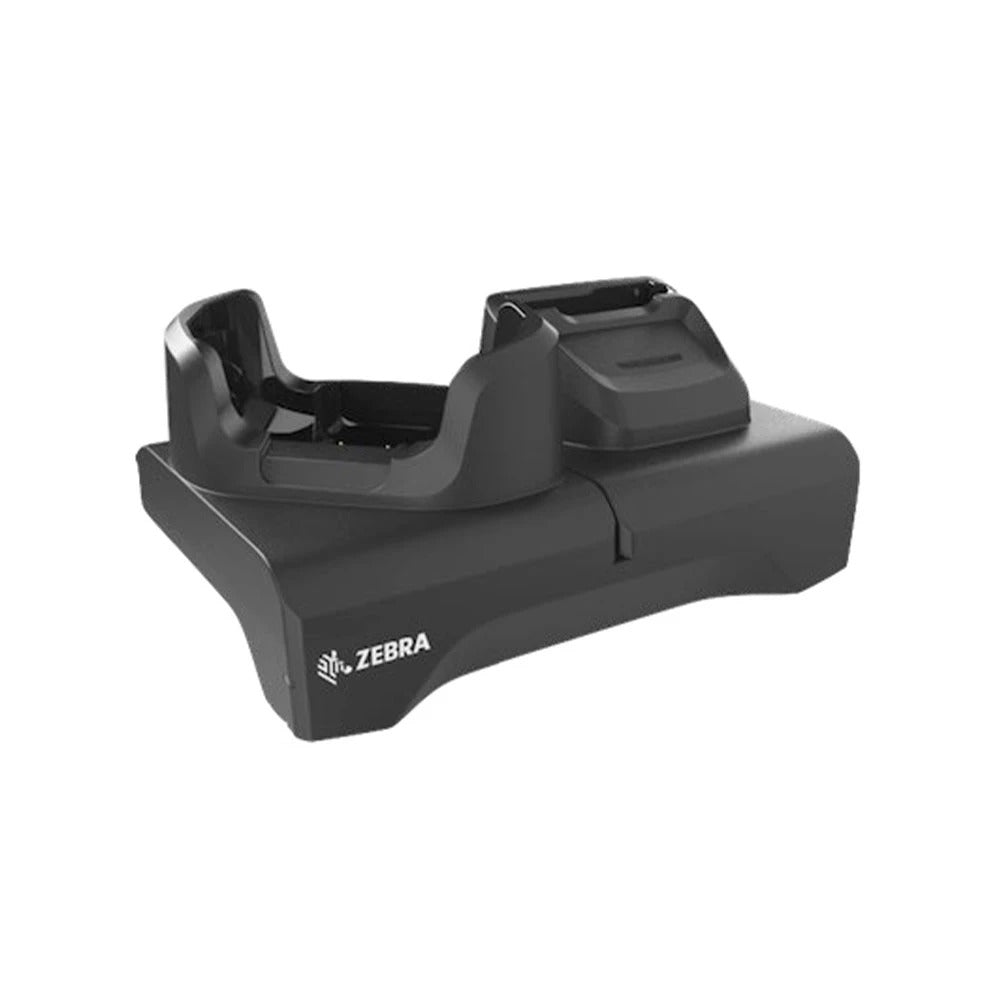 Zebra CRD-NGTC7-2SE1B Tc73/Tc78 Ethernet 1-Slot And Spare Battery Charging Cradle. With Shim And Power Supply. Country Specific Ac