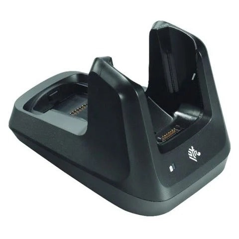 Zebra KT-CRD-MC33-2SUCHG-01 1-slot charging with USB cradle kit for MC3300/MC3300x/MC3300ax; MC3400/MC3450 device and its battery.