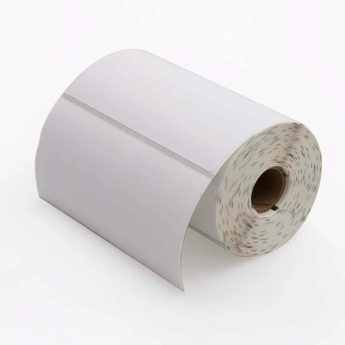 Zebra LD-R2AQ5J Label, Paper, 4x2in (101.6x50.8mm); DT, Z-Perform 1000D, Value Uncoated, Permanent Adhesive, 0.75in (19.1mm)