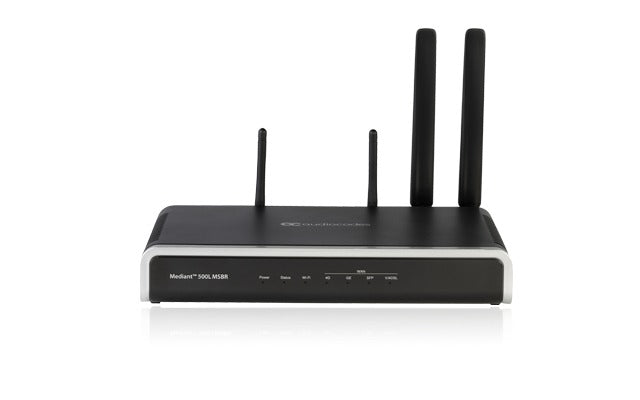 AudioCodes M500L-I4S-AGECSLA Mediant 500L with 4 FXS Voice Interfaces and ADSL/VDSL Vectoring plus, 1000Base-T WAN, dual-mode SFP WAN