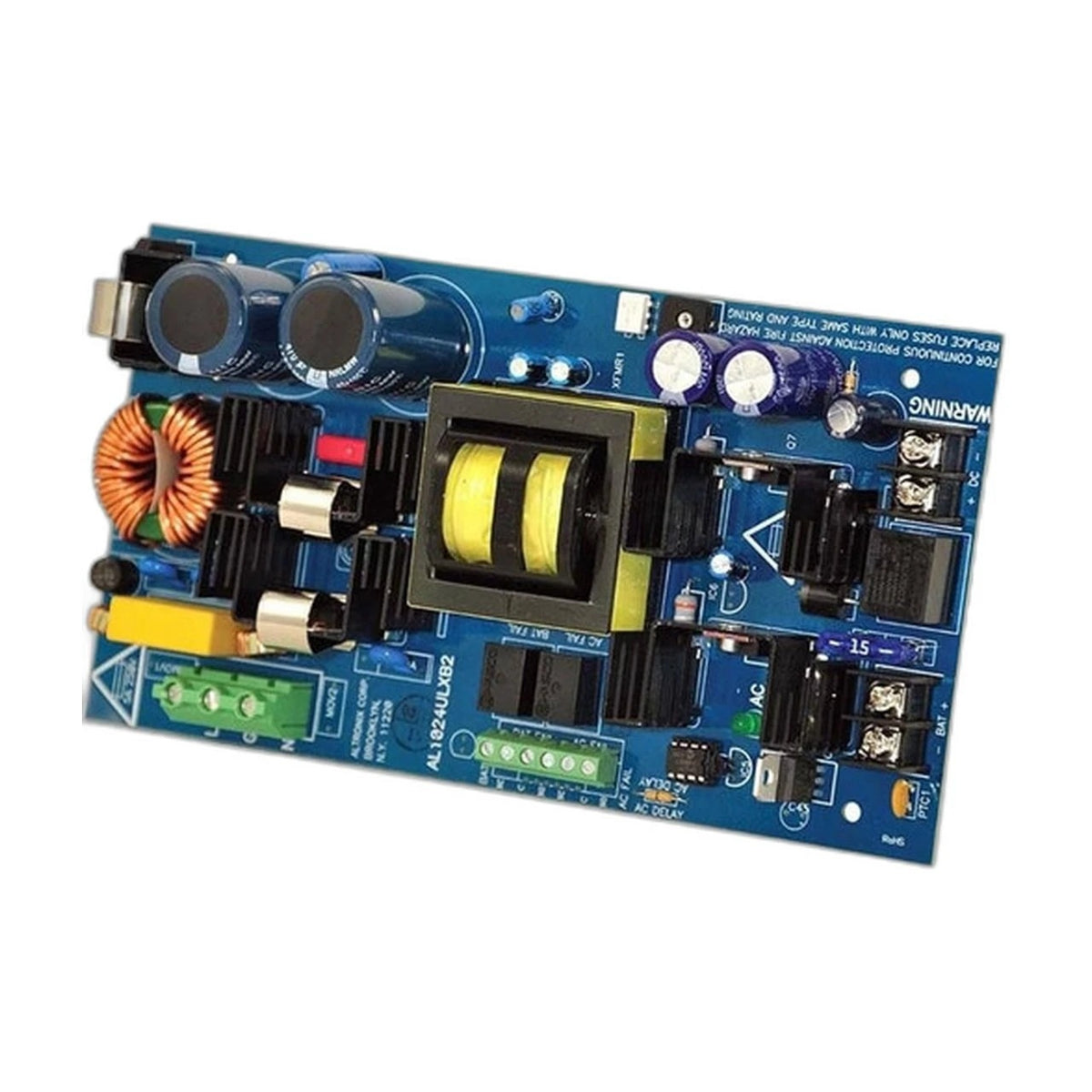 Altronix AL1024ULXB2JP Power Supply/Charger - 24VDC @ 10A max. AC & battery monitoring, 100VAC input.