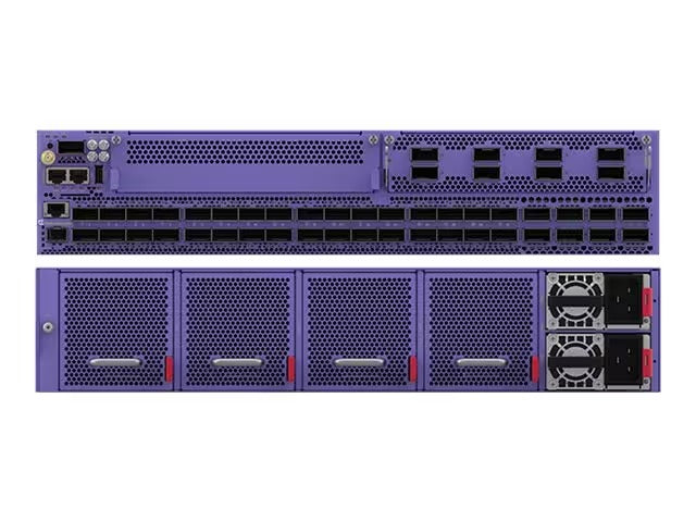 Extreme Networks 7830-32CE-8DE-AC-F 7830 switch with 32x(100G40G2x50G4x25G4x10G) and 8x(400G100G2x200G4x100G8x50G8x25G8x10G) MACsec capable ports